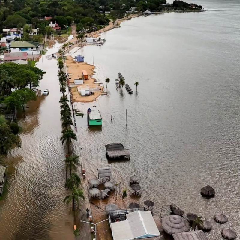 El Paraná empieza a bajar en el norte y la crecida presiona en el centro