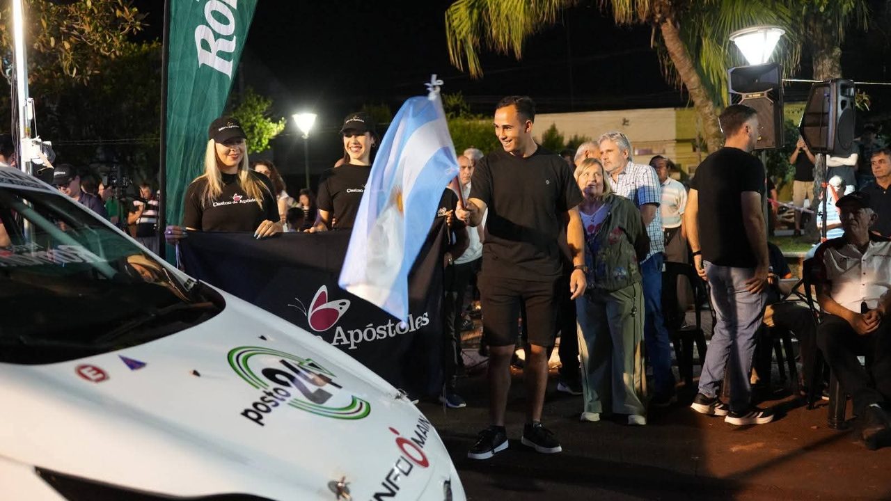 Largó en Apóstoles el rally hacia la Fiesta de la Yerba Mate