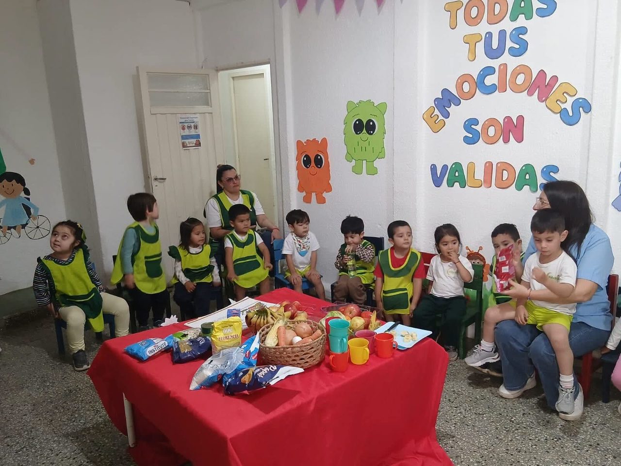 Taller de alimentación saludable en el Jardín Niño Rupa