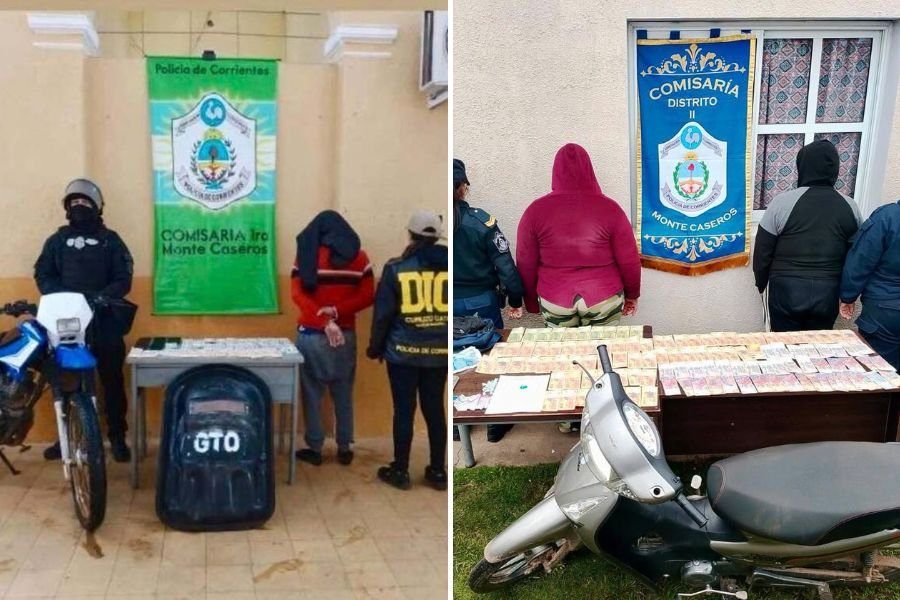 Tres detenidos por narcomenudeo en dos operativos en Santo Tomé