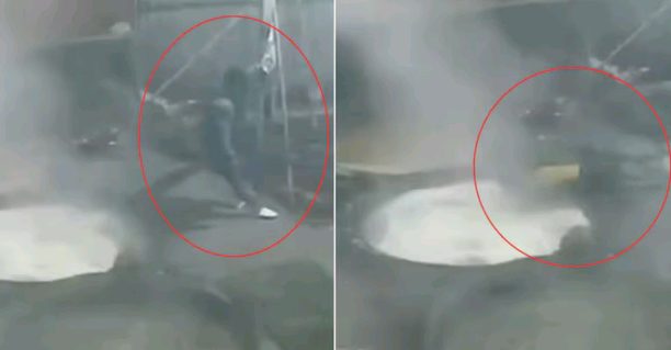 Fallecio al caer en un caldero hirviendo en una fábrica de la India