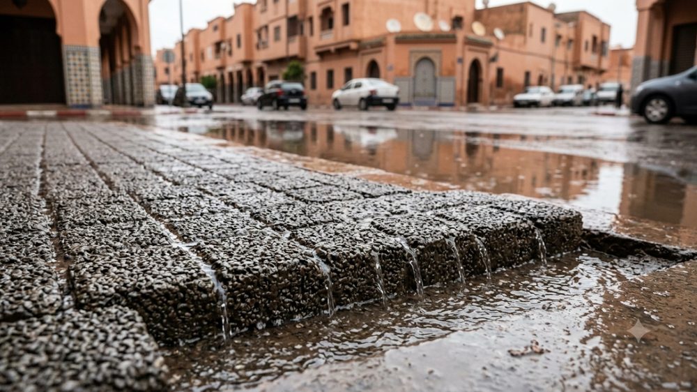 Marruecos prueba calles "esponja" contra el calor y las inundaciones