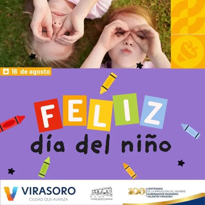 Virasoro celebra el Día del Niño