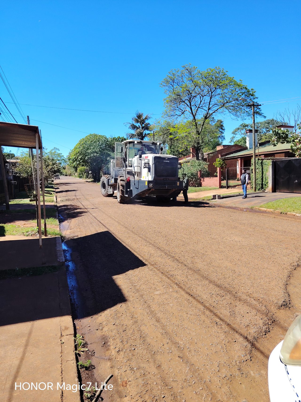 Avanza la pavimentación en el barrio Gimnasio