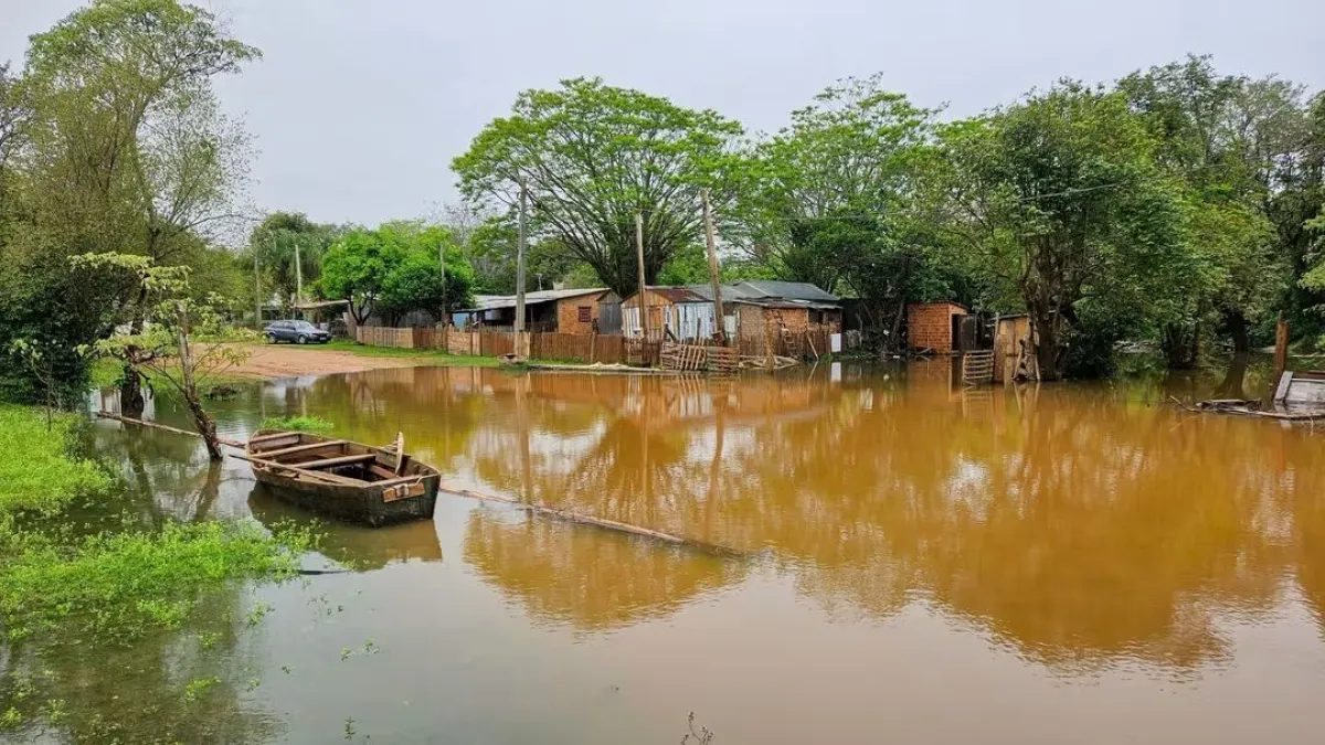 El río Uruguay crece frente a Alvear y ya hay 28 afectados en Itaquí