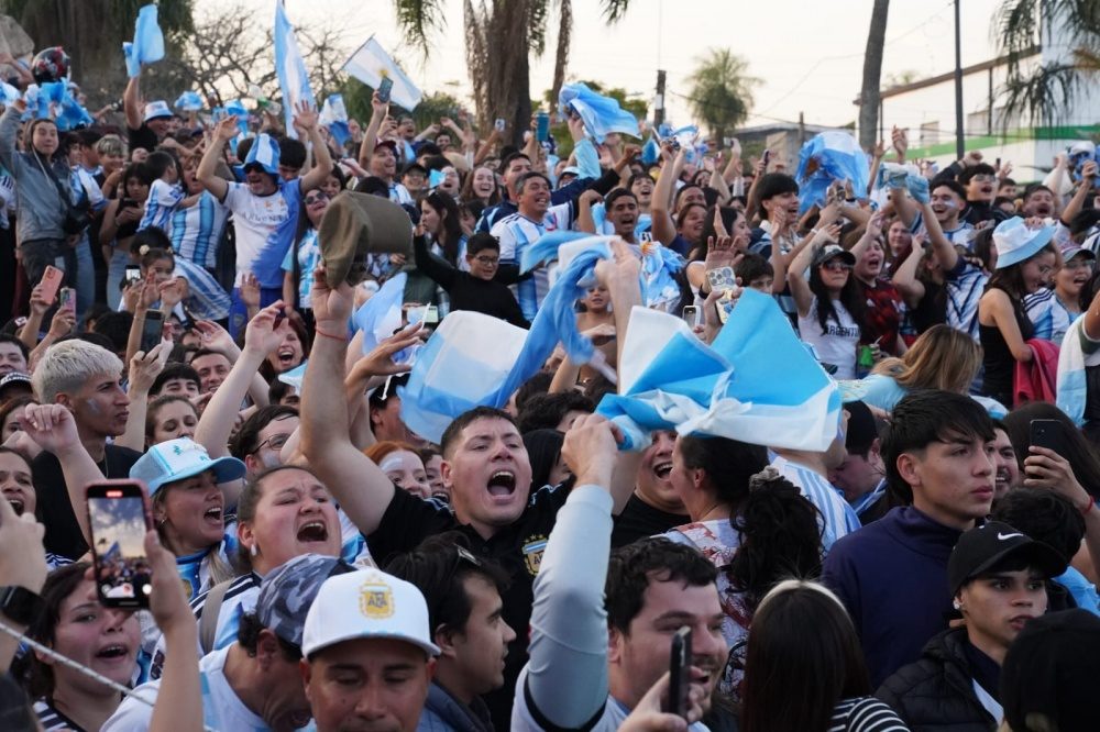 La rotonda Poncho Verde estalló con el pase a la final