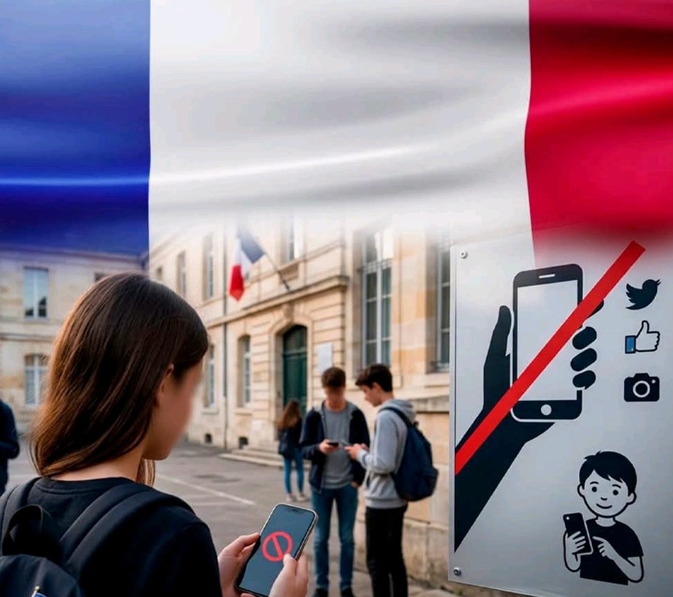 Francia prohíbe las redes sociales a menores de 15 años