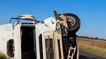 Choque múltiple en Ruta 14 por un sobrepaso imprudente