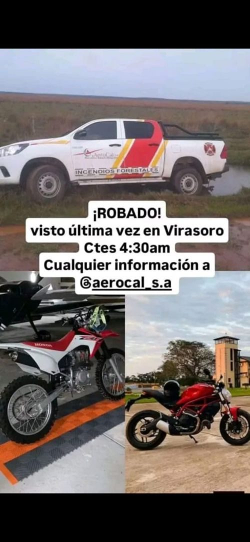 Robaron una camioneta y dos motos en un aeroclub de Santo Tomé