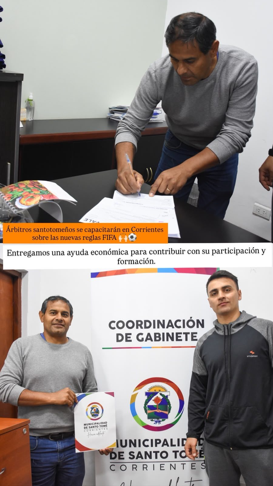 Santo Tomé apoya la capacitación de árbitros locales