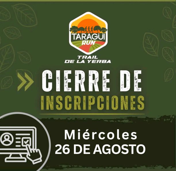 Últimos días para inscribirse al Taragüi Run