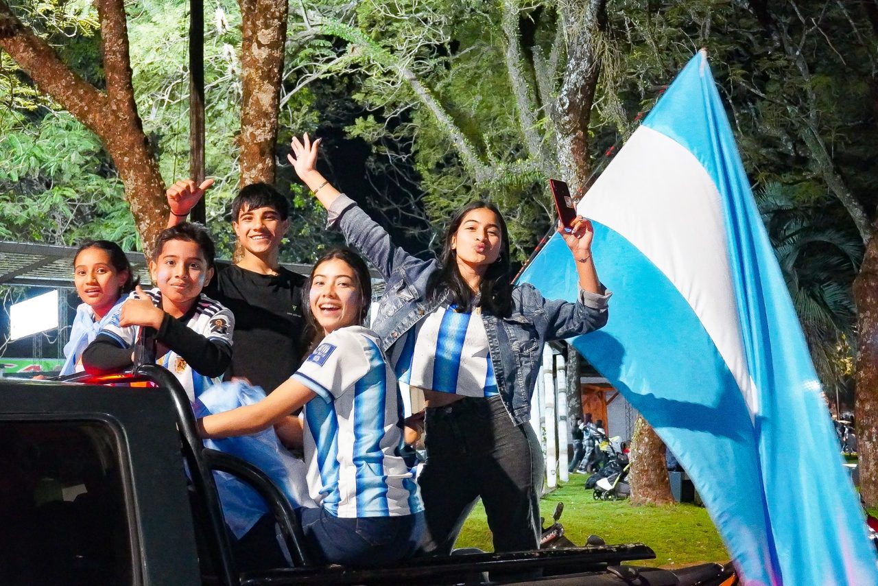 Virasoro estalló de alegría por el triunfo argentino