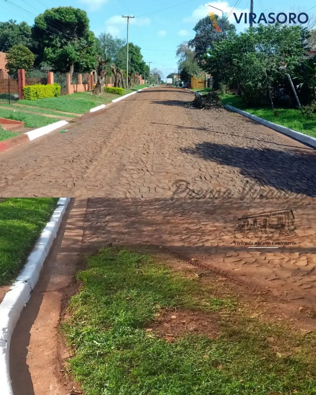 Tareas de mantenimiento urbano en el barrio Vuelta Ombú