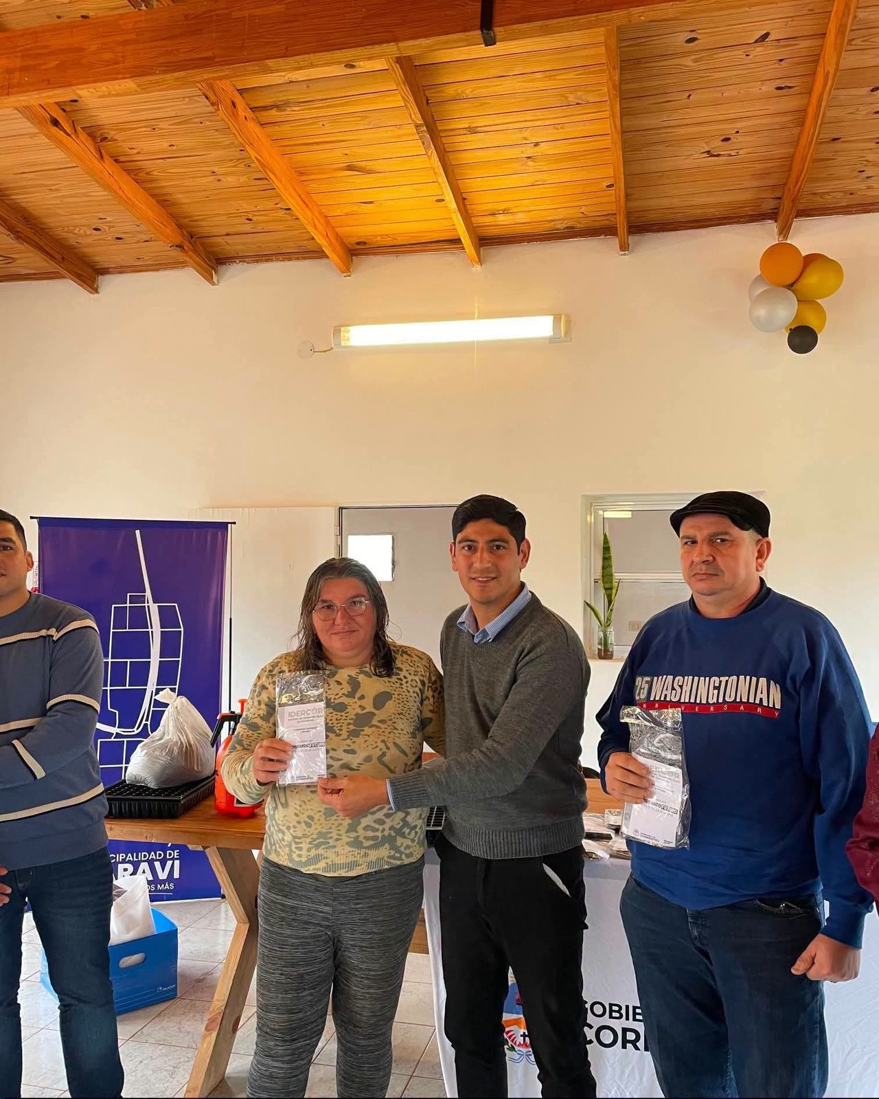 Garaví recibió semillas y capacitación para productores rurales