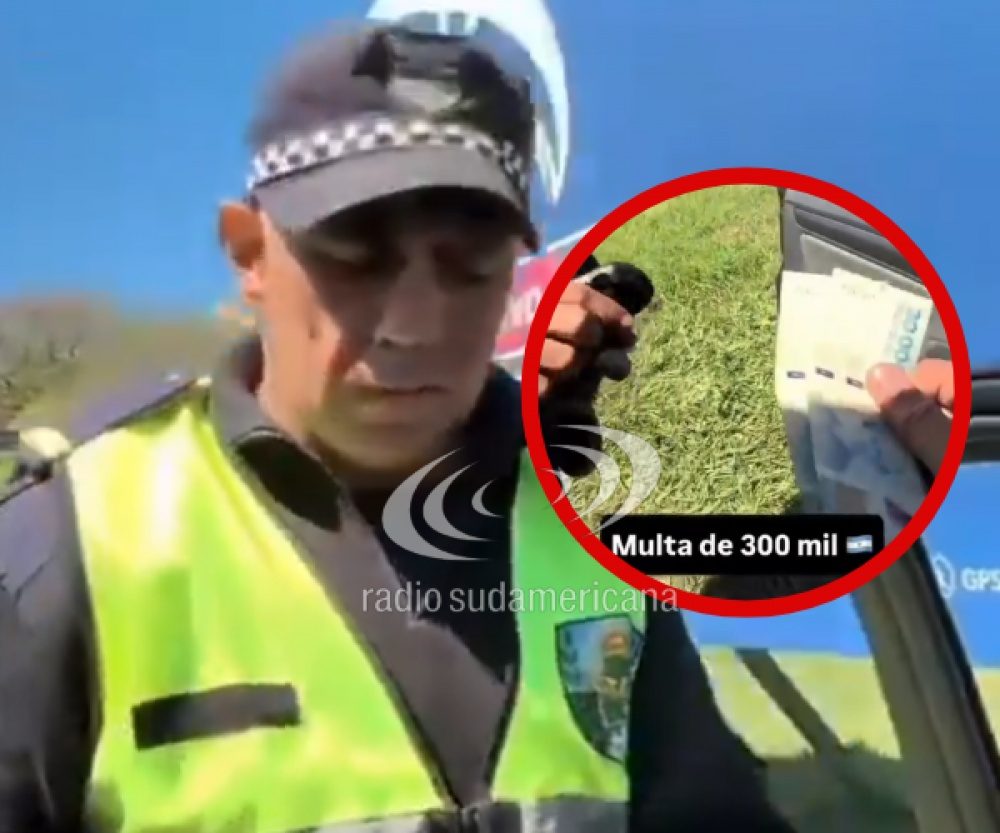 Apartan a un policía por cobrar una multa a un turista brasileño
