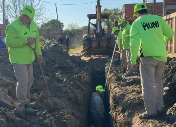 Avanza el programa de cloacas para barrios sin el servicio