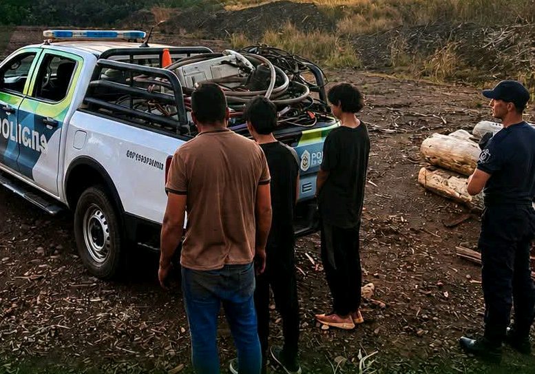 Frustan hurto en forestadora de Virasoro y recuperan lo robado