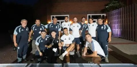 La Selección repitió su asado ritual antes de la final