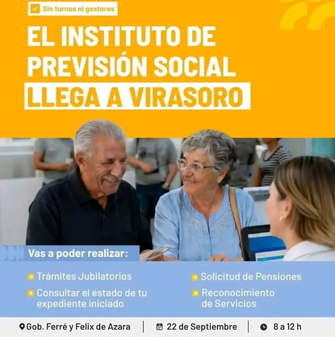 El IPS llevará sus trámites a Virasoro sin turnos
