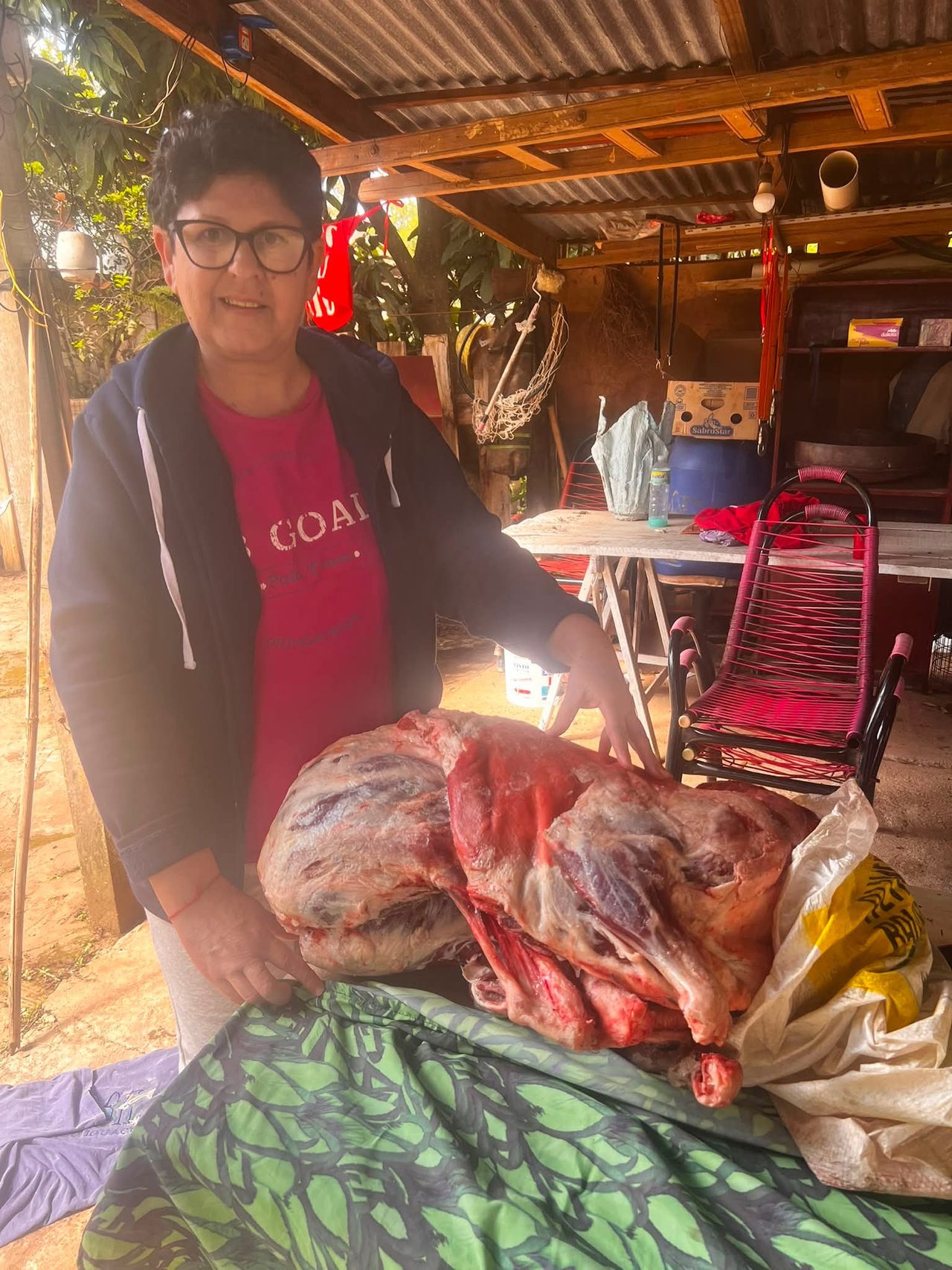 Sortearon un cordero de 15 kilos por el aniversario de un comedor