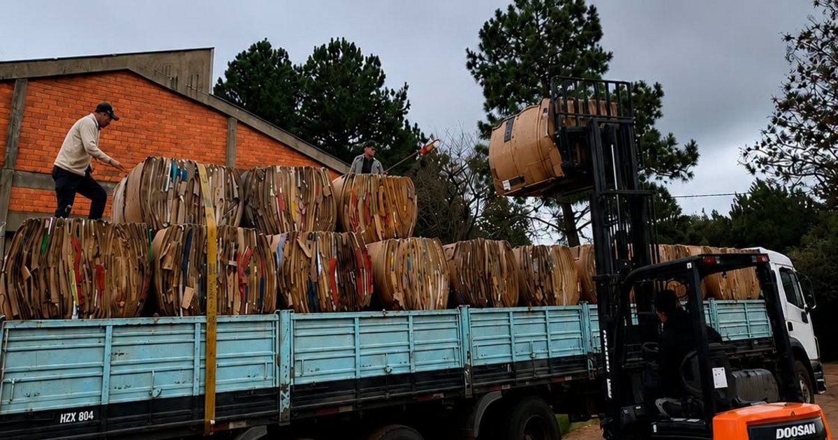 Santo Tomé vendió 20 mil kilos de cartón reciclado