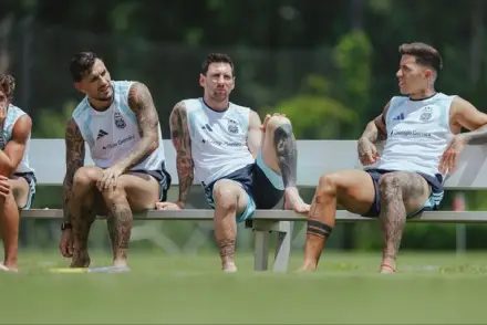 Argentina ya está en Nueva Jersey para la final del Mundial