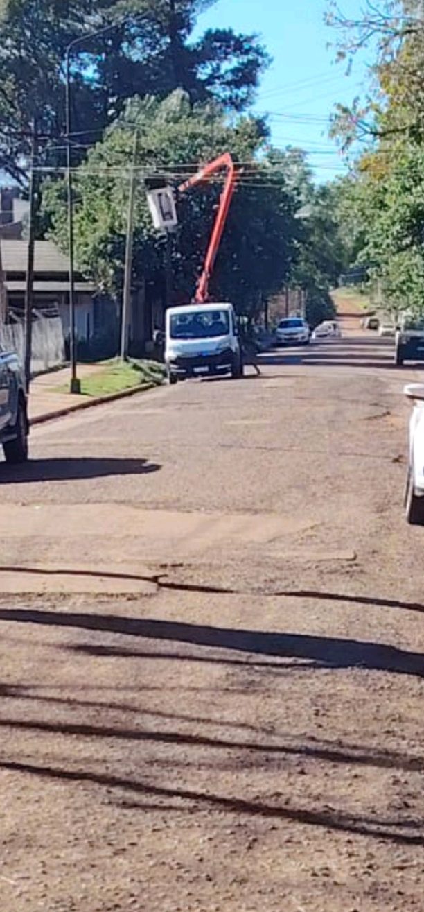 Avanza el recambio a luces LED en barrios de Virasoro
