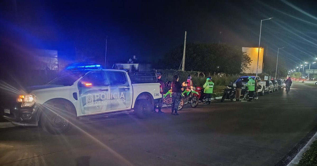 Secuestran 27 motos y un auto en un control en la plaza Mercosur