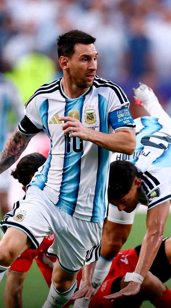 Messi celebró la clasificación a semifinales tras vencer a Suiza