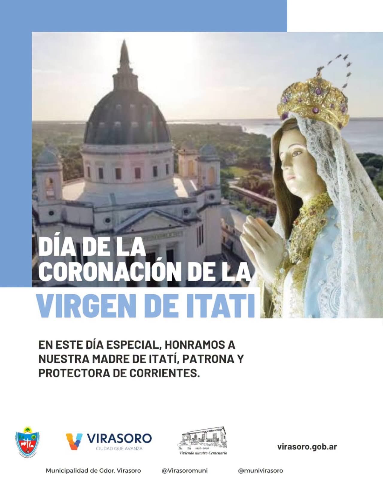 Corrientes celebra el día de la Coronación de la Virgen de Itatí