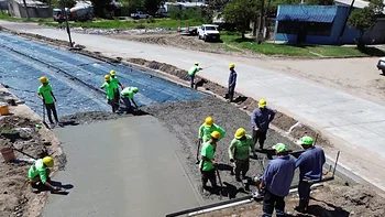 La pavimentación de la avenida Cuba entra en su tramo final