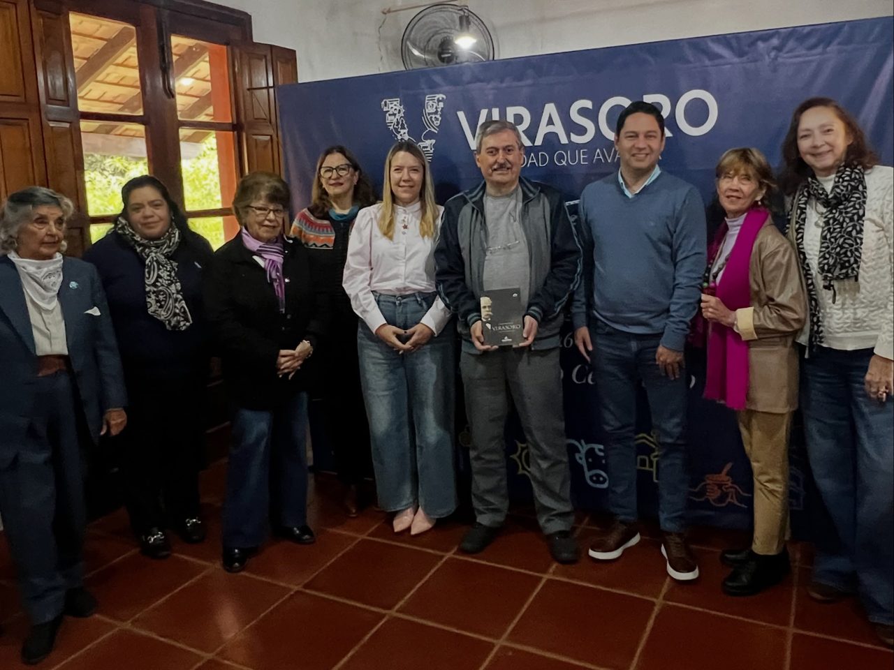 Descendiente de Virasoro visitó la ciudad por su Centenario