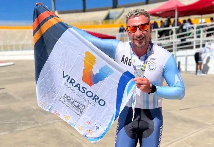 Mario Mazo, subcampeón panamericano máster de ciclismo