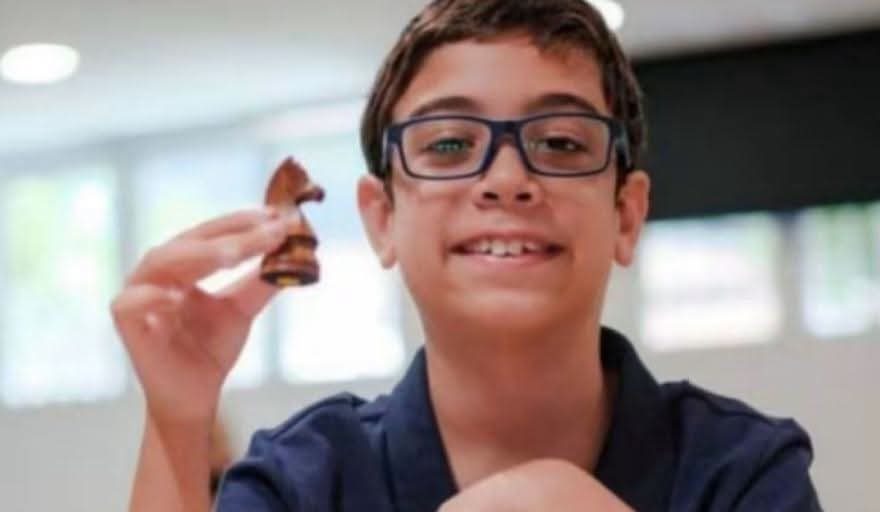 Faustino Oro, número uno del ajedrez argentino con 12 años