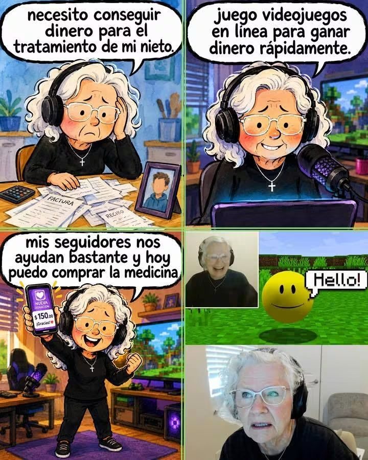 A los 81 años aprendió Minecraft para ayudar a su nieto