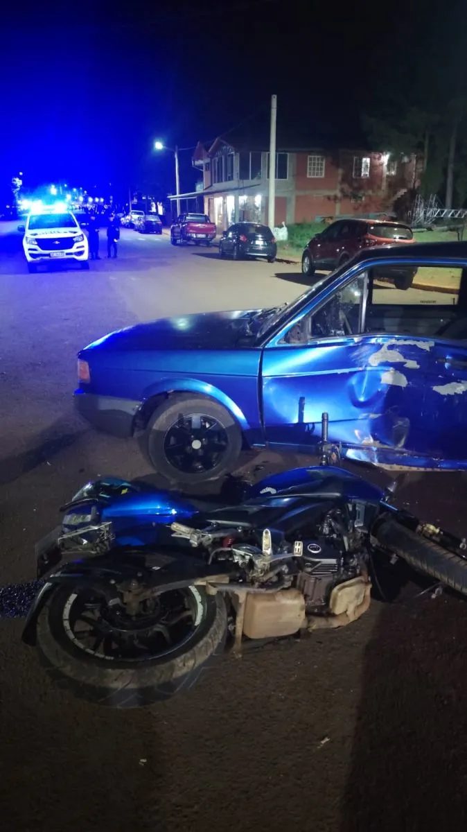 Murió un motociclista tras chocar de frente con una camioneta en la Ruta 14