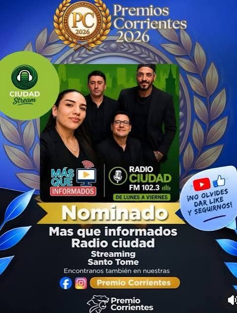Un magazine de Santo Tomé, nominado a los Premios Corrientes Aniversario