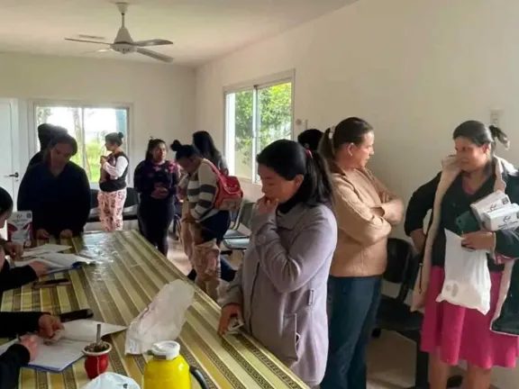Acción Social llega al barrio Santa Rosa de Colonia Liebig
