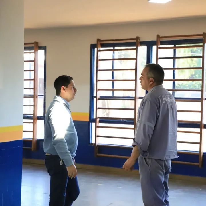 Refacciones en marcha en el Gimnasio Municipal