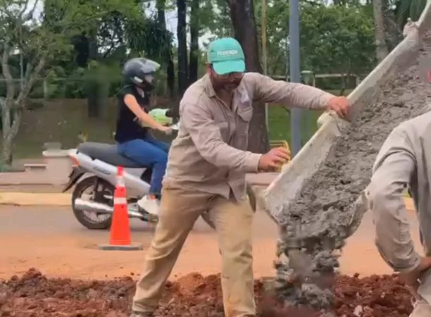 Santo Tomé: el intendente supervisó las obras en marcha