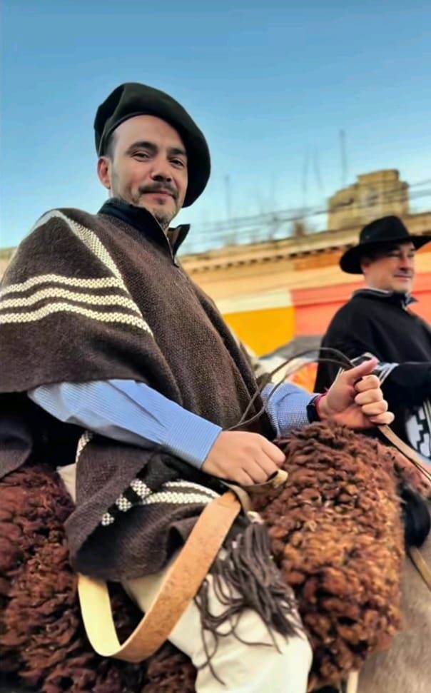 JP Valdés peregrinó a caballo hacia la Basílica de Itatí