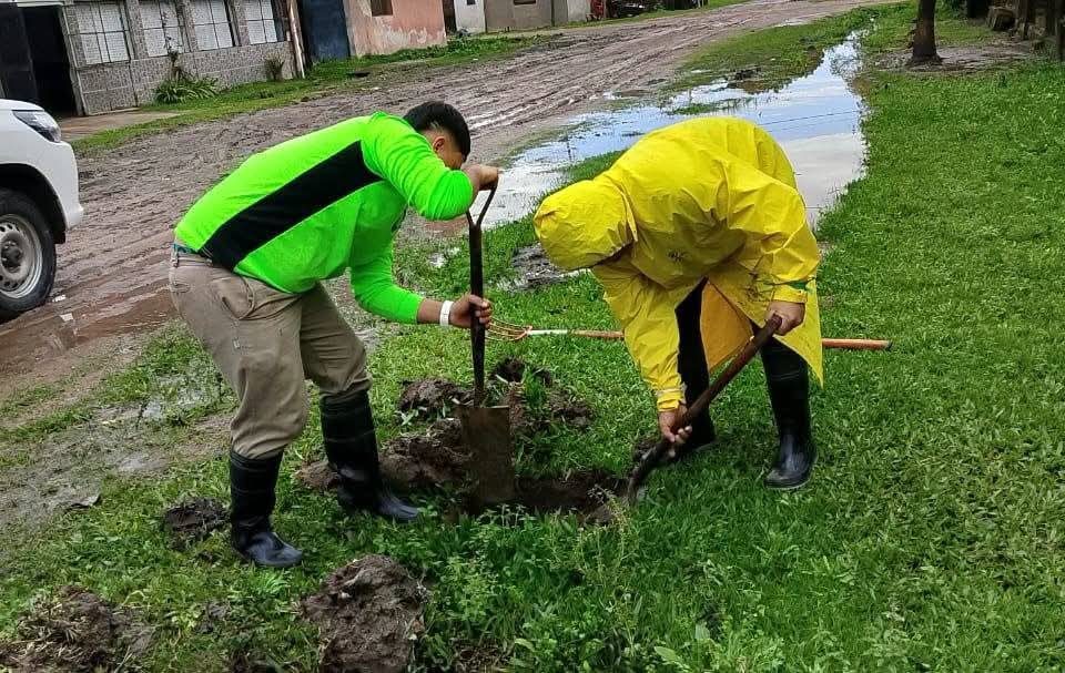 Refuerzan la limpieza de desagües tras las lluvias