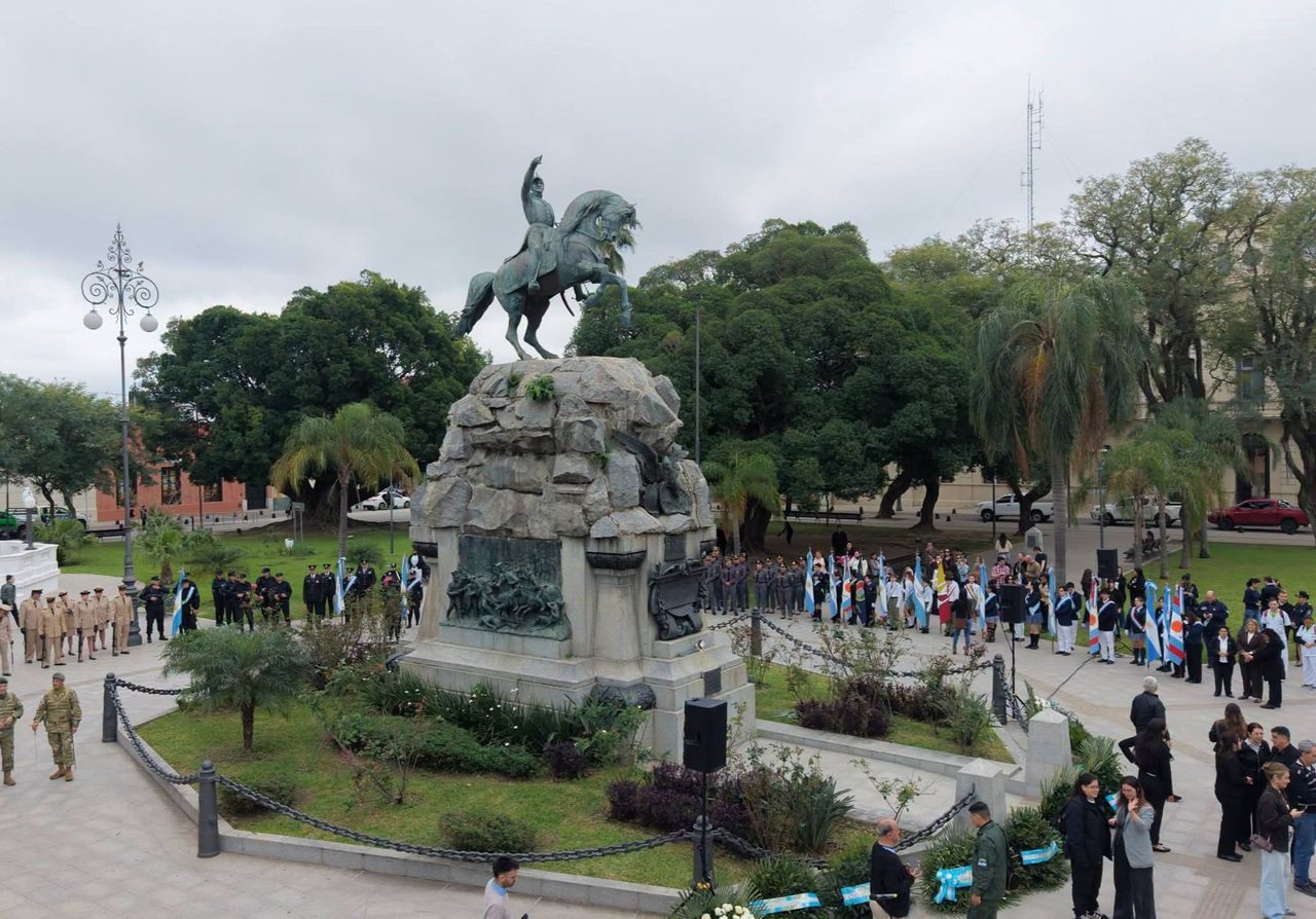 Vecinos recordaron a San Martín a 176 años de su muerte
