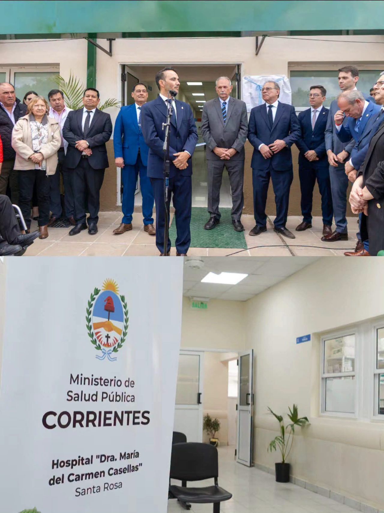 Valdés inauguró un hospital y un cuartel de bomberos en Santa Rosa