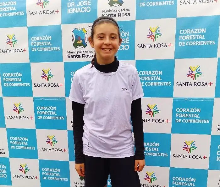 Dana Lagraña, de 13 años, clasificó al Nacional de atletismo y busca apoyo para viajar