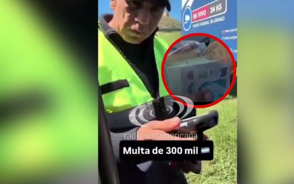 Turista brasileño denuncia cobro irregular de policía en Corrientes