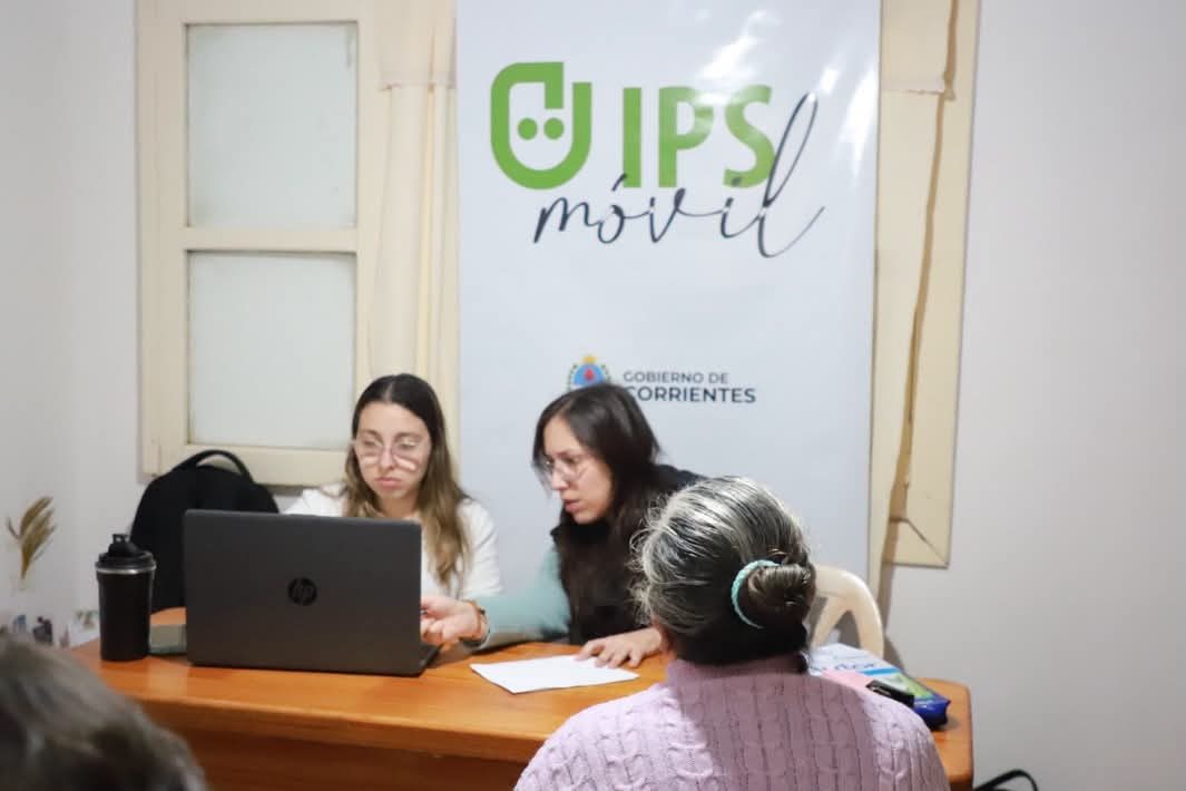 El IPS Móvil llegó a Virasoro con trámites jubilatorios