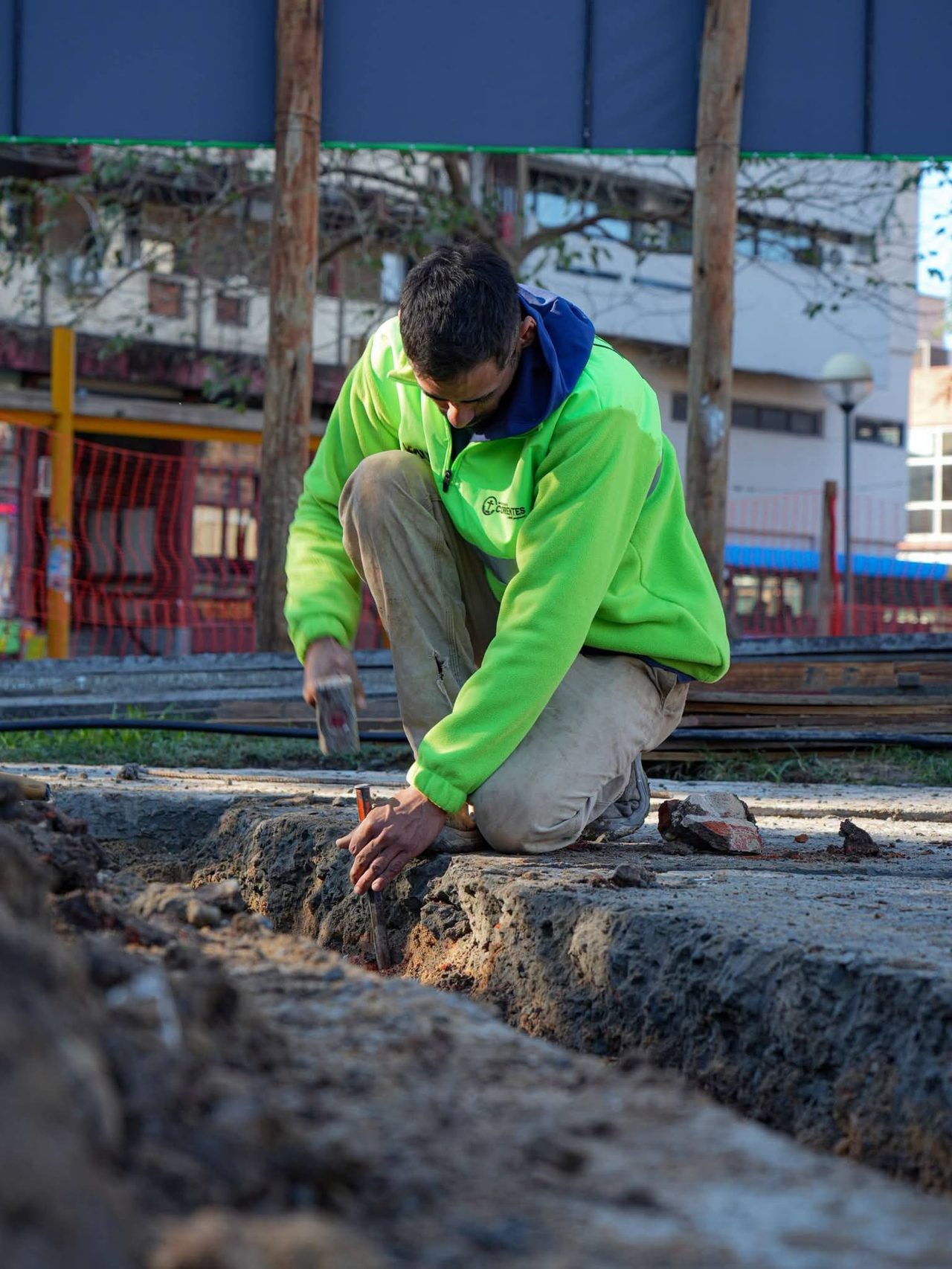 Refuncionalizan el sector de las ex aguas danzantes en la Plaza Cabral