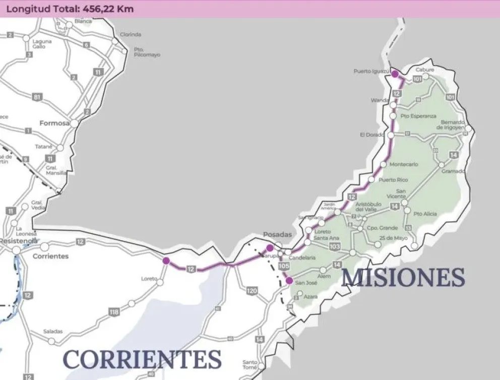 Empresa misionera, primera en la puja por la Ruta 12