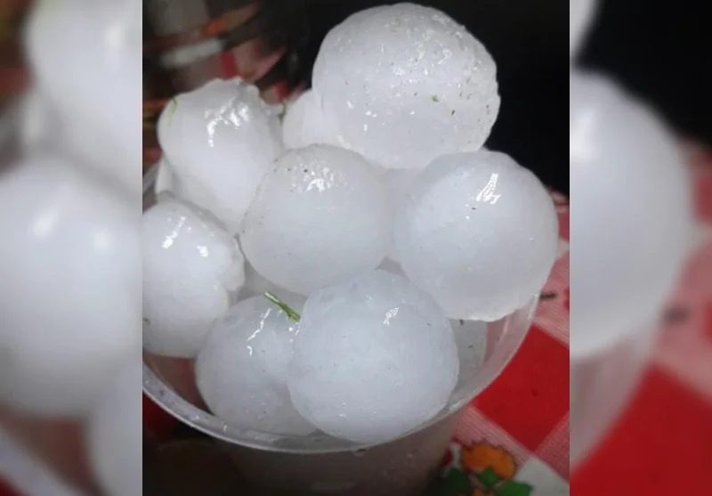Granizo de gran tamaño azotó el sur de Corrientes